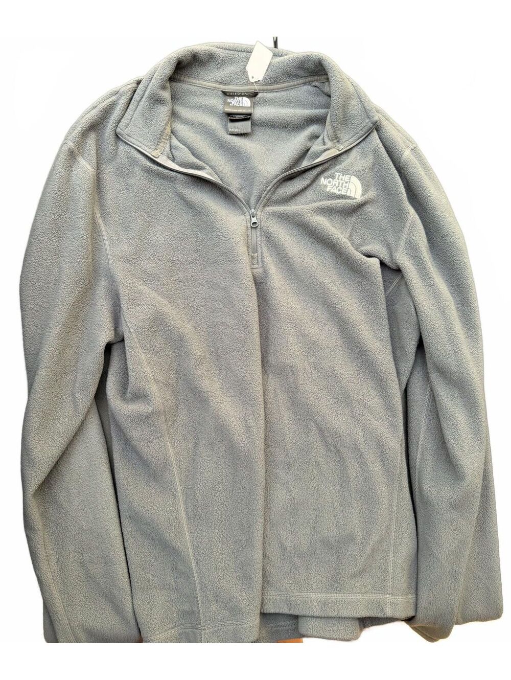 The North Face Women's Large Gray Fleece Quarter Zip Pullover Jacket